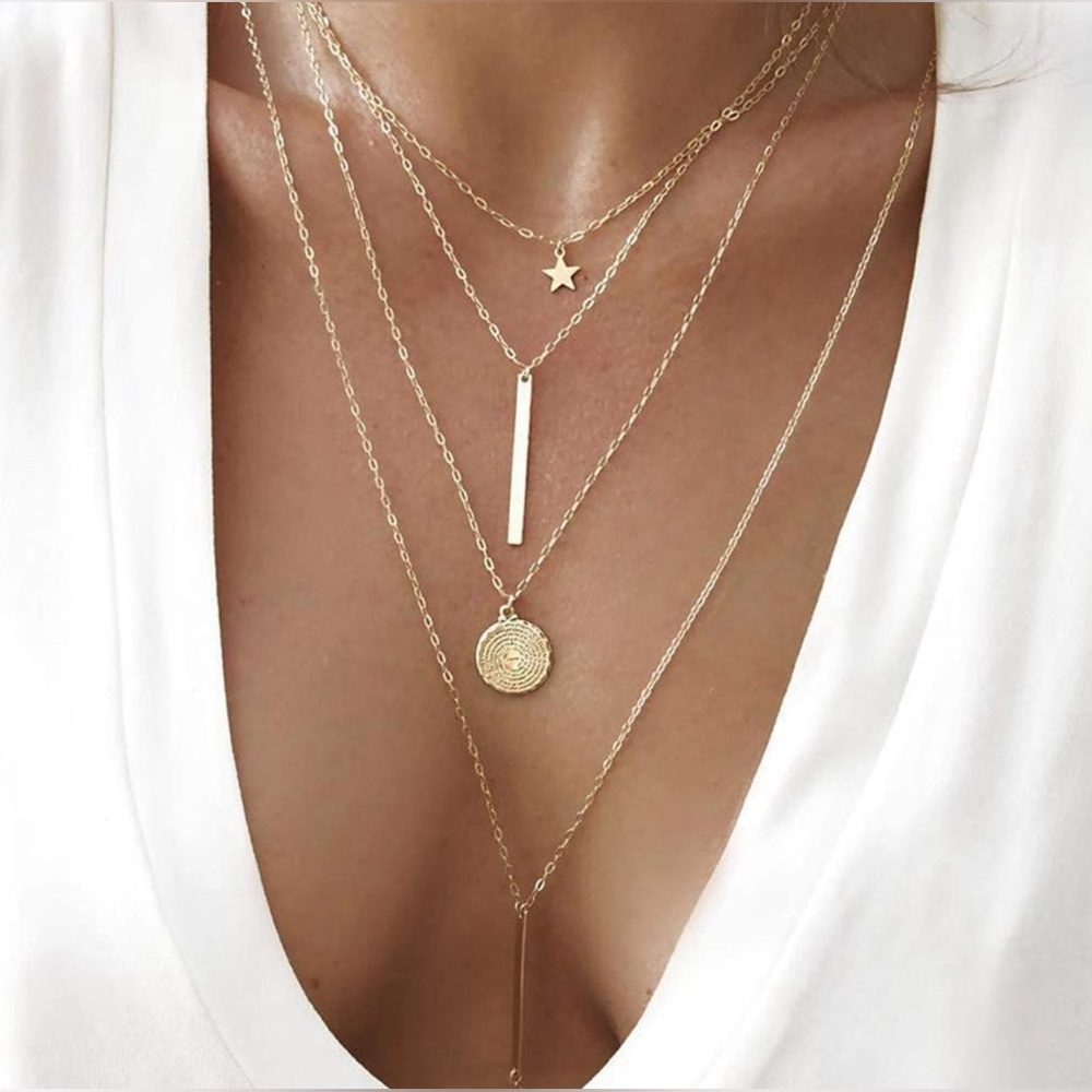 Gold Dainty Layered‎ Necklace